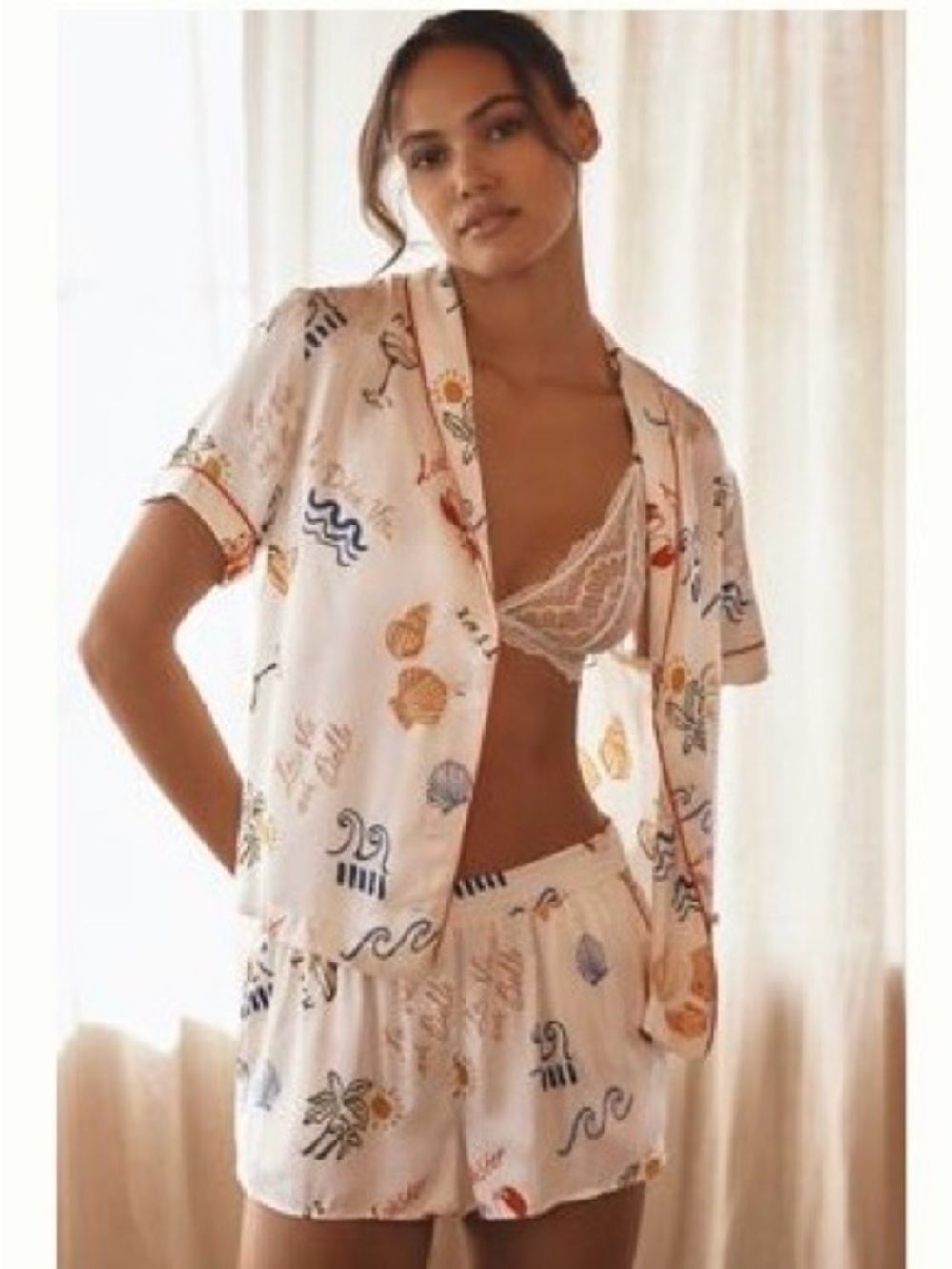 NWOT Lyrebird Silky Dolce Vita Pajama Top